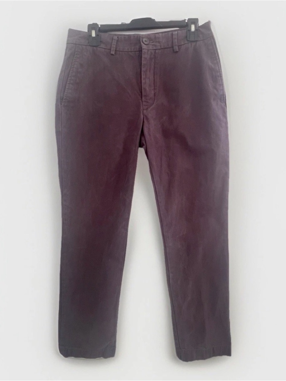 Banana Republic Men's Straight-Leg Chinos in Plum